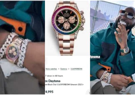 “Life No Balance”: Davido Rocks N259m Rolex Wristwatch